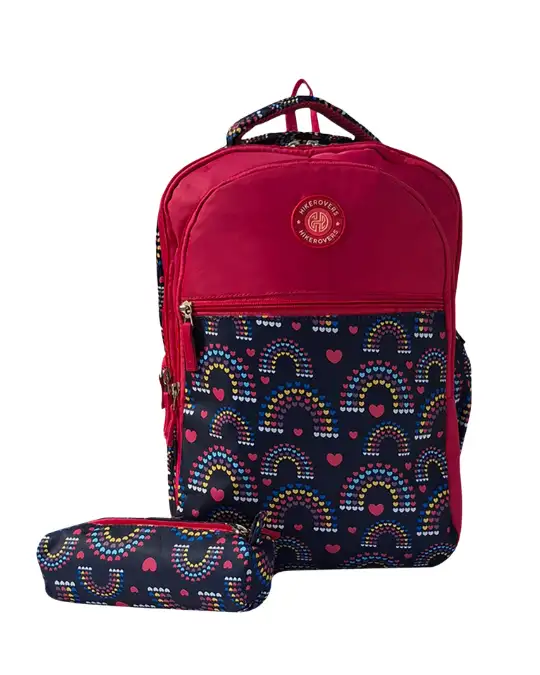 Hikerovers Pink School Bagpack