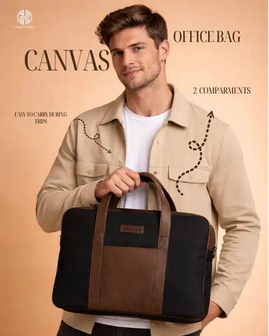 Canvas Laptop Bag 