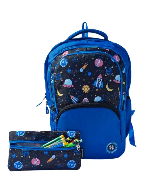 Hikerovers Blue School Bagpack